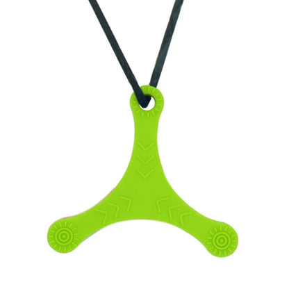 Collar sensorial para masticar, paquete de colgante de silicona para masticar, juguete de entrenamiento y desarrollo para bebés en dentición, autismo y ansiedad.