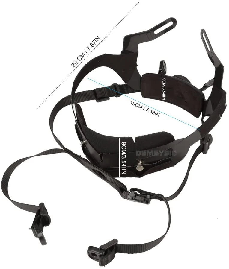 Tactical Fast Helmet Adjustable Strap Hunting Wargame Helmet Inner Locking Strap System Sports Helmets Accessories