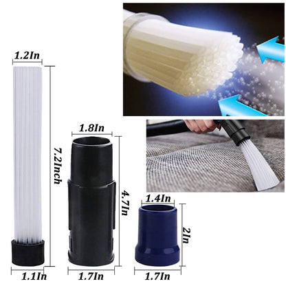 Universal Nozzle Suction Brush Head for 32mm & 35mm Vacuum Cleaner Parts Floor Carpet Brush Crevice Tool For Bed Sofa Keyboard