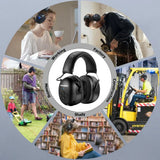 ZOHAN Electronic Headphone 5.0 Bluetooth Ear Muffs Hearing Protection Headphones for Music Safety Noise Reduction Charging