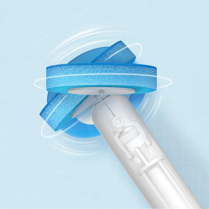 IZEFS Disposable Toilet Brush With Cleaning Liquid Wall-Mounted Cleaning Tool For Bathroom Replacement Brush Head Wc Accessories