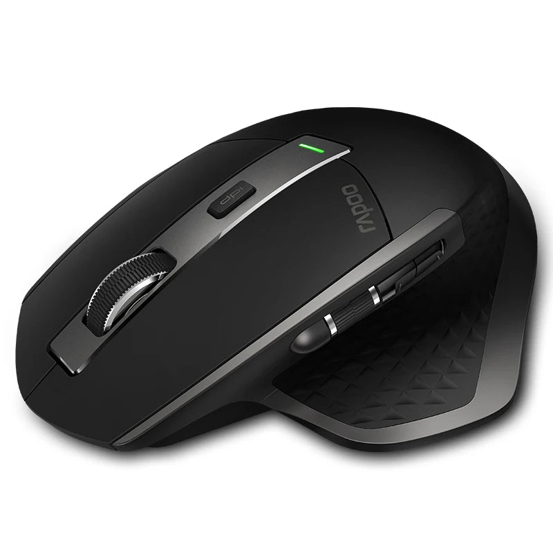 Rapoo 9900M Multi-Mode Bluetooth Wireless Keyboard and Mouse Combo Connect Up to 4 Devices Ultra-Slim Keyboard and Laser Mouse