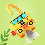 Children Lock DIY Busy Board Baby Montessori Teaching Aid Games  Lock Cognition Toy Kids Education Motor Skill Toys Busyboards