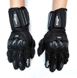Genuine Leather Motorcycle Gloves Men's Windproof Outdoor Riding Motocross Gloves Touch screen Motociclismo Protective Equipment