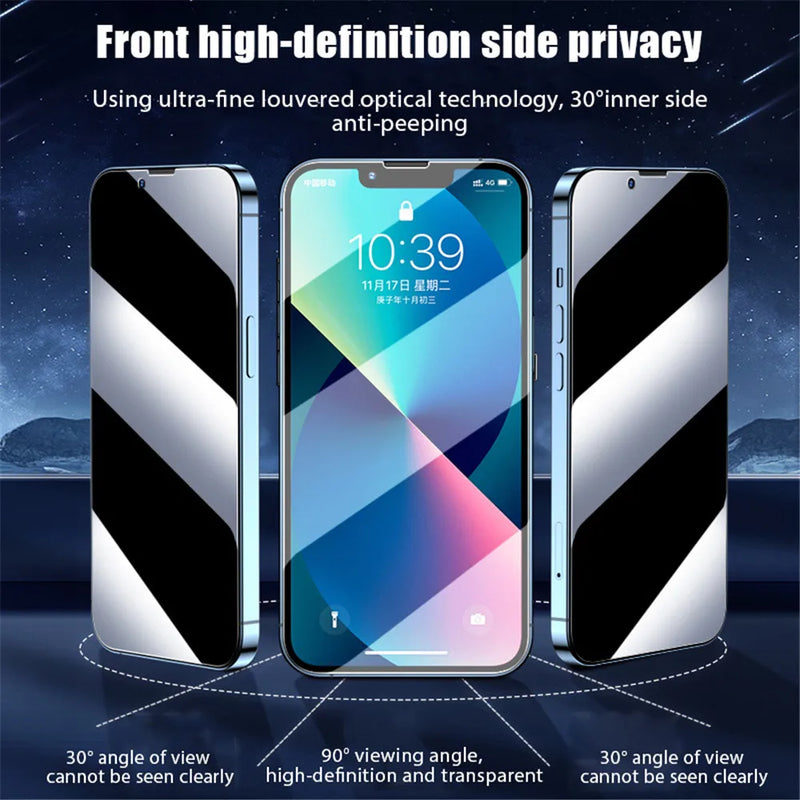 Privacy Glass For Xiaomi 14T 13T 11T 12T Pro Anti-Spy Tempered Glass Mi 11 Lite 5g NE Screen Protector Xiomi 11 T Film Smartphone Mi 11Lite 11i Mi11T Prevent Peeping Protective Glasses Mi 11T Pro 9H Glare Glass