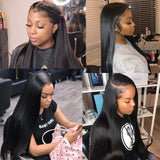 HD Lace Front Human Hair Wigs Straight 13x4 13x6 Transparent Lace Frontal Human Hair Wigs Pre-Plucked HD Lace Wigs For Women