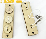 Kids Busy Board DIY Toys Basic Life Skill Training Montessori Educational Lock Cognition Activity Accessorie Material Learning
