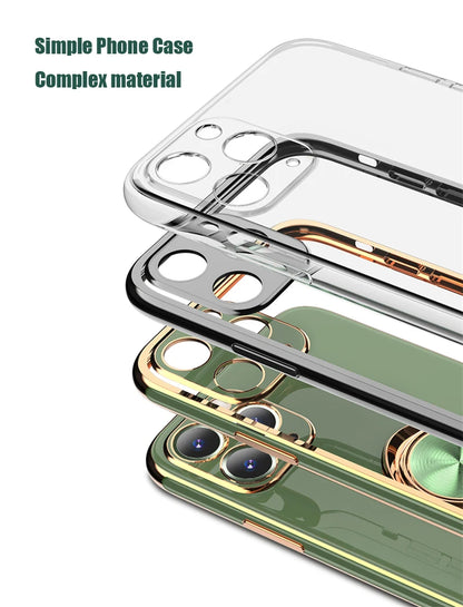 Luxury Plating Silicone Case For Xiaomi Mi 13T 13 11T 12T Mi11T 14 Mi14 Mi11T Mi12T Mi13T Full Protective Cover With Ring Holder