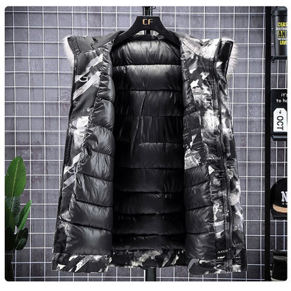 Men's Winter Parka 12XL 11XL 10XL Plus Size Jackets Men Fashion Thickened Camouflage Jacket Coat Male Outerwear Large Size Men