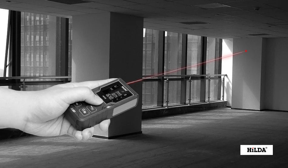 HILDA Laser Rangefinder Distance Meter 40M 50M 60M 80M 100M Rangefinder Laser Tape Range Finder Building лазерный дальномер