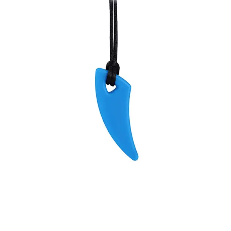 Collar sensorial para masticar, paquete de colgante de silicona para masticar, juguete de entrenamiento y desarrollo para bebés en dentición, autismo y ansiedad.