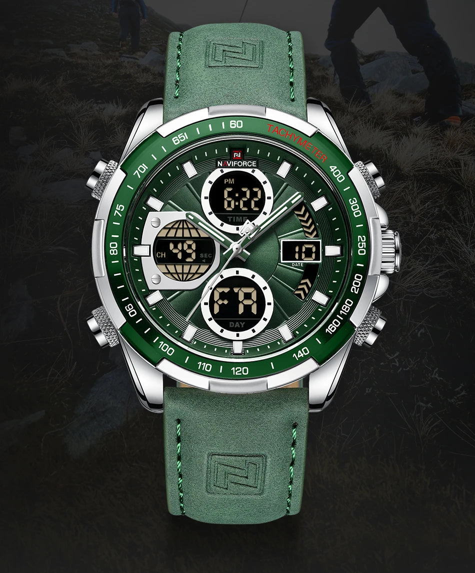 NAVIFORCE Fashion Military Watches for Men Luxury Original Sports Chronograph Watch Waterproof Quartz Clock Digital WristWatch