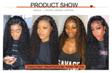 Kit mechas de cabelo humano cacheado natural - Cabelo virgem