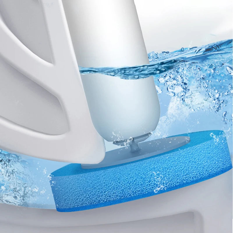 IZEFS Disposable Toilet Brush With Cleaning Liquid Wall-Mounted Cleaning Tool For Bathroom Replacement Brush Head Wc Accessories