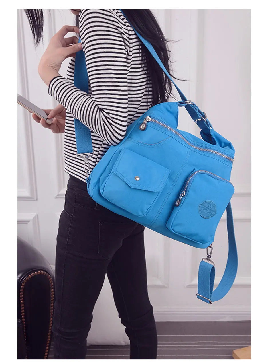 Luxury Handbags Women Bags Designer Waterproof Nylon Cloth Crossbody Bags for Women 2024 Large Capacity Lady Shoulder Bag Tote