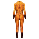 VIP FASHION 2025 Halloween Costumes for Men Animal Fox Cosplay Bodysuit Giraffe Leopard Zentai Jumpsuits Party Funny Male Outfit