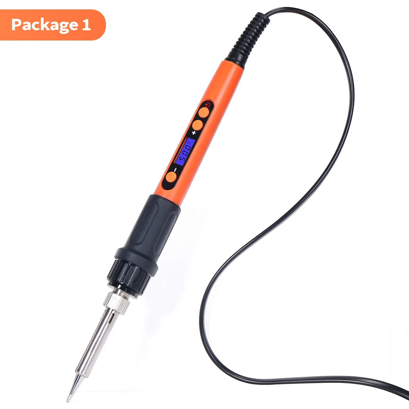 100W Digital Electric Soldering Iron Kit Set Temperature Adjustable 928D Welding Tool Ceramic Heater Soldering Tips Rework