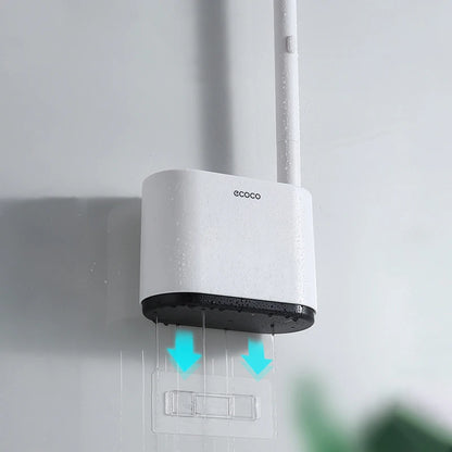 IZEFS Disposable Toilet Brush With Cleaning Liquid Wall-Mounted Cleaning Tool For Bathroom Replacement Brush Head Wc Accessories