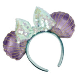 Diadema con orejas de Minnie y lazos grandes de Disney, ideal para disfraz de cosplay, de peluche, para adultos y niños. 