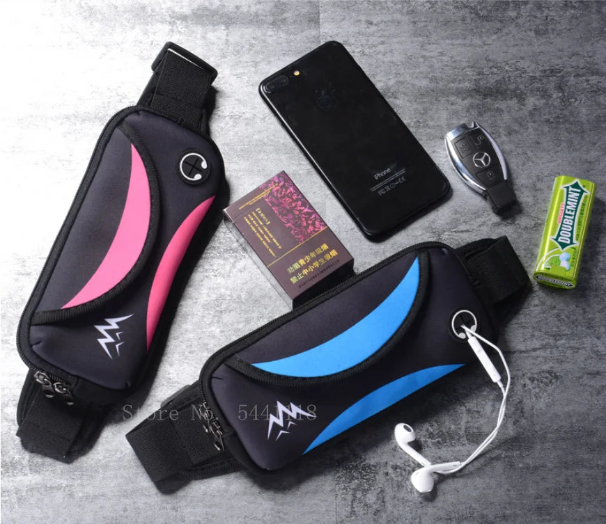 Waterproof Running Waist Bag Belt Bag, Men Women Sports Running Portable Gym Bag, Gym Fitness Bag, Sport Running Belt Bag