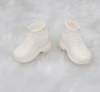 HOUZIWA White Black OB11 Doll Shoes Plastic