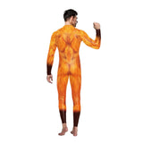 VIP FASHION 2025 Halloween Costumes for Men Animal Fox Cosplay Bodysuit Giraffe Leopard Zentai Jumpsuits Party Funny Male Outfit