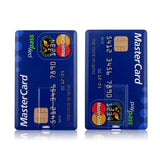USB Flash Drive High Speed ​​Bank Credit Card Pen Drive 4GB 8GB 16GB Pendrive 32GB 64GB Memory Usb Stick Flash Drive 128GB