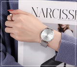 HANNAH MARTIN Women Watch Nordic Minimalist Japan Quartz Movement 3Bar Waterproof Women 36mm Full Rose Gold Dropshipping Watches