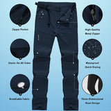LNGXO Hiking Pants Men Quick Dry Trekking Camping Climbing Running Outdoor Rain Pants Stretch Breathable Elasticity Trousers Men