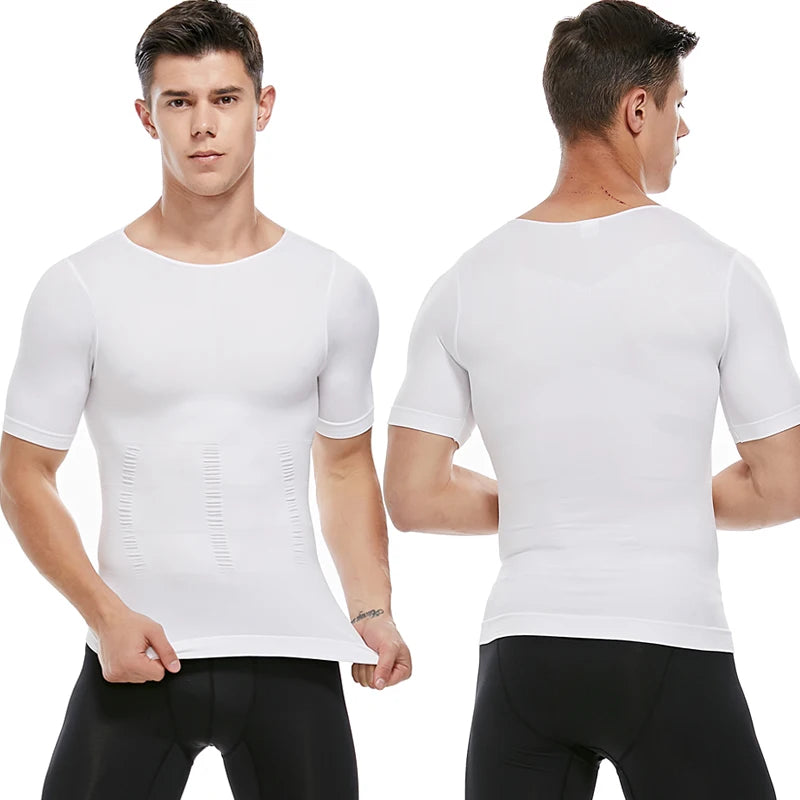 Faja moldeadora de cuerpo para hombre, moldeadora de abdomen, ropa interior moldeadora, entrenador de cintura, chaleco corrector de postura, corsé.