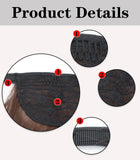 32inches Synthetic Ponytail Hair Extension Clip in Fake Wig Hairpiece Blonde Wrap Around Pigtail Long Smooth Overhead Pony Tail