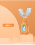 Children's 360 Degree Infant U-shaped Toothbrush Baby Health Teethers Soft Silicone Baby Brush Kids Teeth Oral Care Cleaning