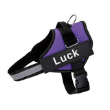 Dog Harness Vest ID Patch Customized Reflective Breathable Adjustable Pet Harness For Dog NO PULL Pet Outdoor Harness