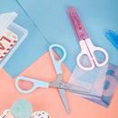 Students Scissors Art Scissors Safety Manual DIY Tools Cartoon Puzzle Cutting Paper-Cut Scissors School Kids Supplies