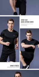 Multicolor Summer Short Sleeve Sport Shirt High Quality Gym Clothing Men Jersey Fitness Shirt Trainer Running T-Shirt Sportswear
