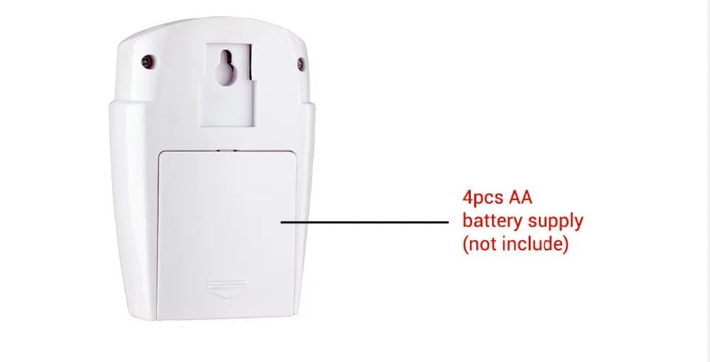 Wireless Remote Controlled Mini Alarm with IR Infrared Motion Sensor Detector & 105dB Loud Siren For Home Security Anti-Theft