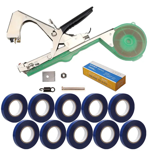 Onnfang Plant Tying Tapetool New Branch Machine Vegetables Fruit Flower Handle Tapetool Stem Strapping tape Garden tool Tapes