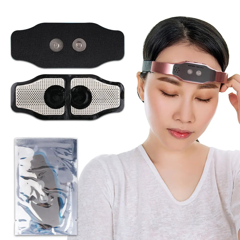 5PCS Electrode Pads for Migraine Insomnia Relief Head Massager Sleep Monitor Stickers Stress Relief Physiotherapy Health Care