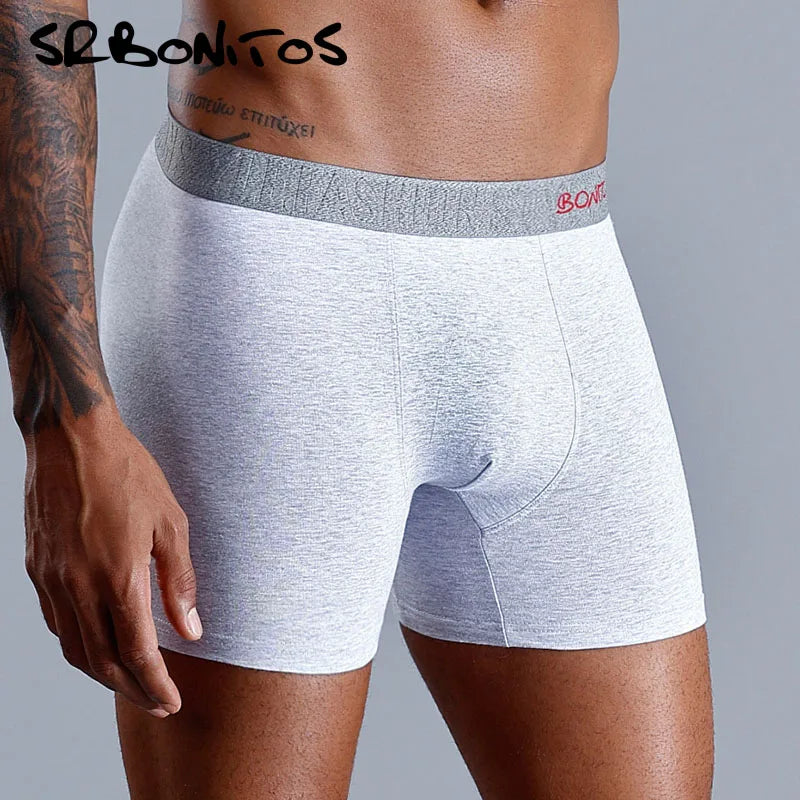 Brand Underwear Men Boxer Shorts For Men Panties Boxershorts Long Underpants Natural Cotton High Quality sexy homme hot calecon