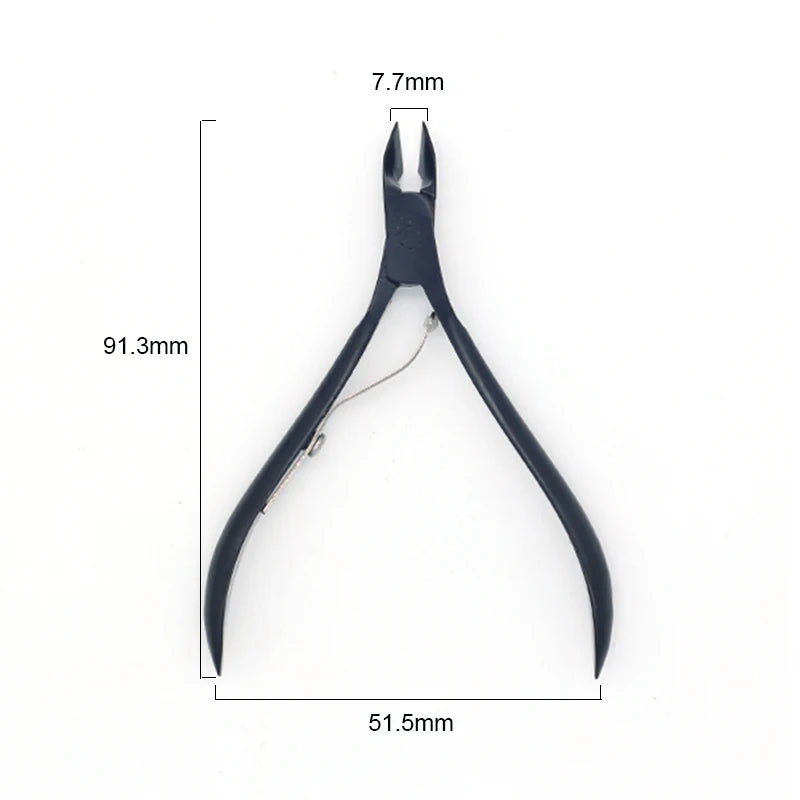 Nail Manicure Scissors Cuticle Cutter Nails Cuticle Nippers Dead Skin Remover Pedicure Stainless Steel Cutters Tools