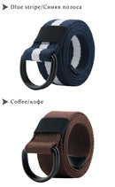 Maikun Tactical Canvas Men Belt High Quality Unisex Double D-Ring Buckle Waistband Casual Canvas Female Belt Fabric For Jeans