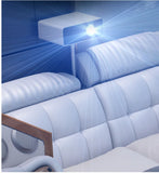 Light Luxury Leather Multi-functional Intelligent Projection Bed Modern Simple 1.8 Double Bed Storage Wedding Bed
