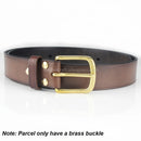 Solid Brass Belt Buckle End Bar Heel bar Buckle Single Pin Belt Half Buckle For Leather Craft Bag Strap Jeans Webbing Dog Collar