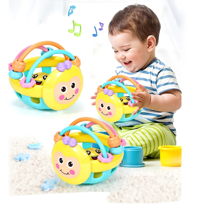 7/8pcs Baby Rattles Teethers For Newborn Toys Grab Shaker Hand Development Rattle Toy Early Education Kids Chew Toys 0-12 Months