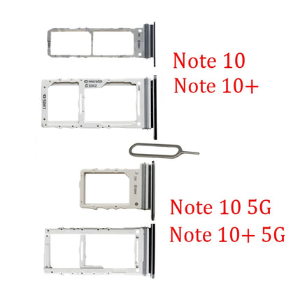 SIM Card Tray Slot For Samsung Note 10 Plus 10+ 5G Galaxy Note 10+ Phone SIM Chip Micro SD Card Tray Holder Adapter