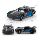 7PCS/Set Disney Pixar Cars 3 Lightning McQueen Jackson Storm Mack Truck 1:55 Diecast Metal Car Model Toy Boy Christmas Gift