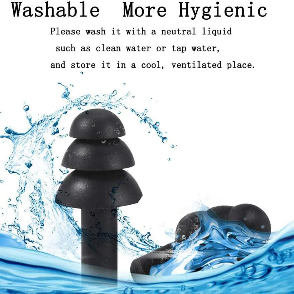 4Pairs Soft Foam Ear Plugs for Sleeping Noise Cancelling  Anti Noise Snoring Sleeping Plugs use for sleep