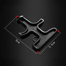 Llavero Personal de Defensa, herramienta de seguridad táctica para exteriores, nailon negro, protección de taladro Stinger, para hombres y mujeres