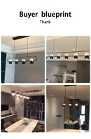 Nordic style designer lamp Dining table light art creative bar counter Kitchen bedroom bedside LED modern chandelier home decor