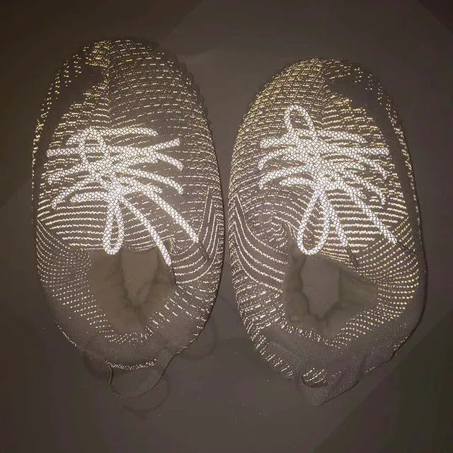 Warm Home Slippers for Men and Women, One Size Fits Most Sneakers, Indoor Cotton Shoes, Bedroom Floor Sliders, Unisex, Female, Winter 